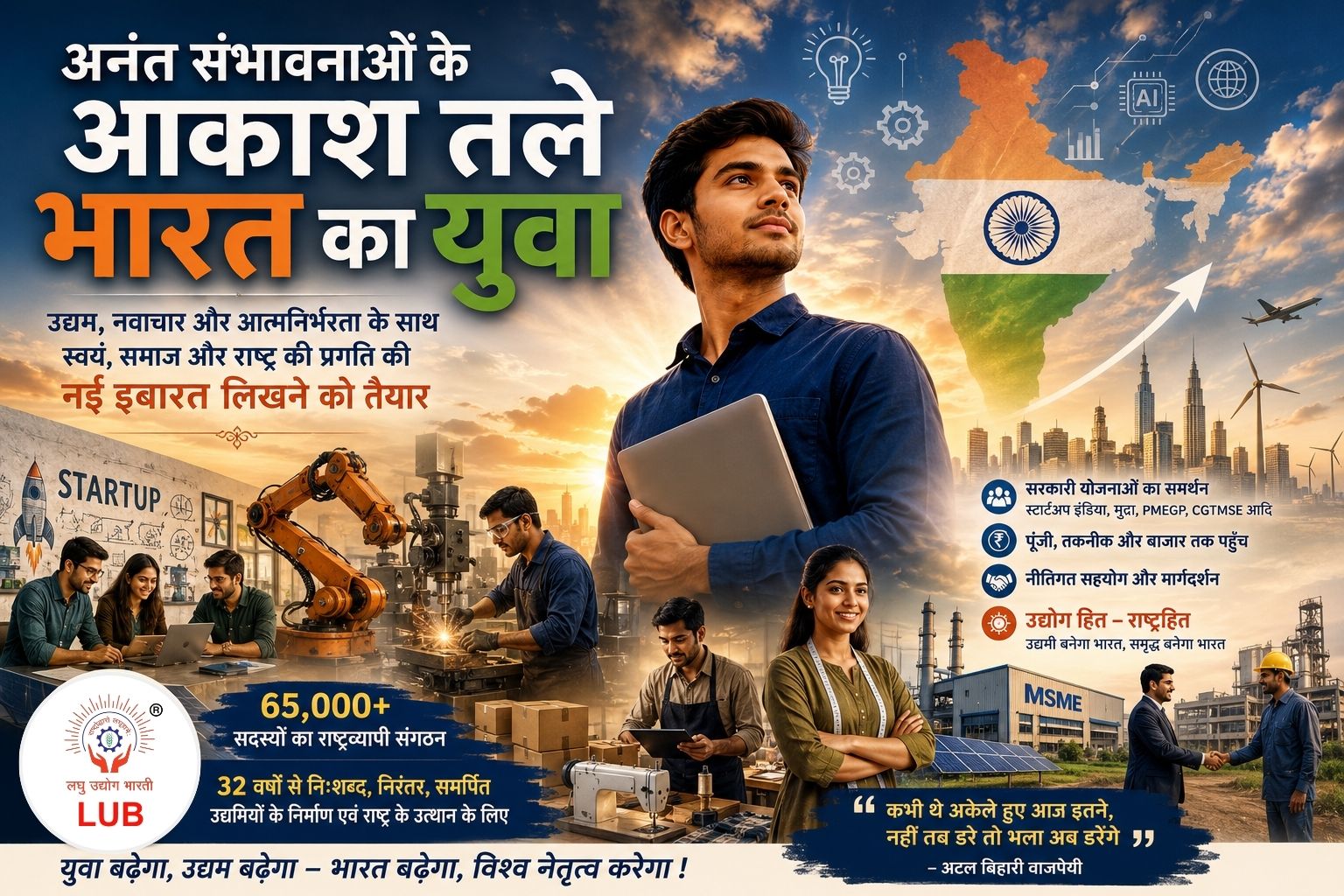 युवा, उद्योग और राष्ट्रहित : नए भारत का उदय